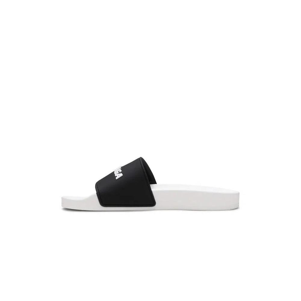 Balenciaga Wmns Pool Slides 'Белый черный' 3