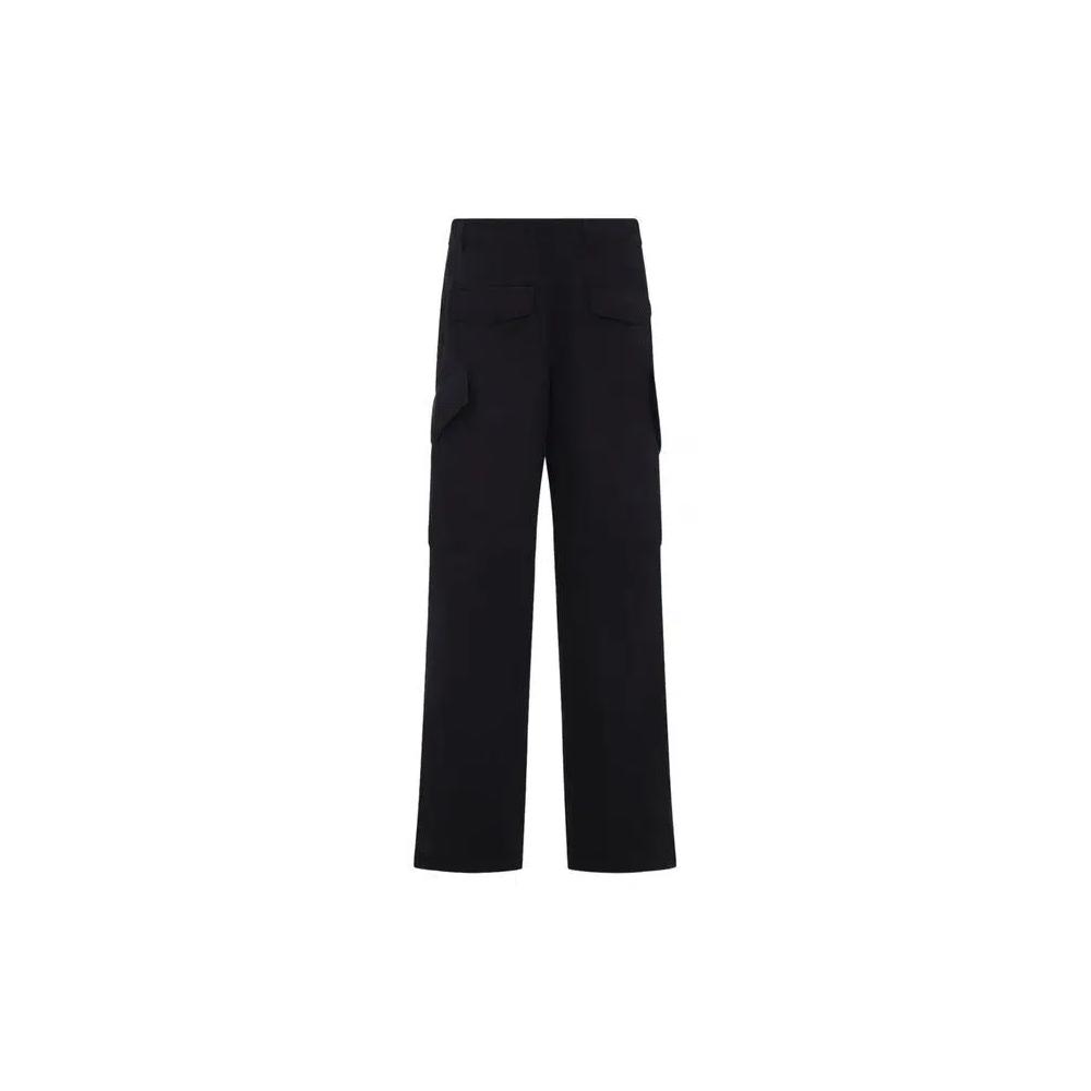 Брюки Dries Van Noten Overdye Heavyweight 'Черный' 2