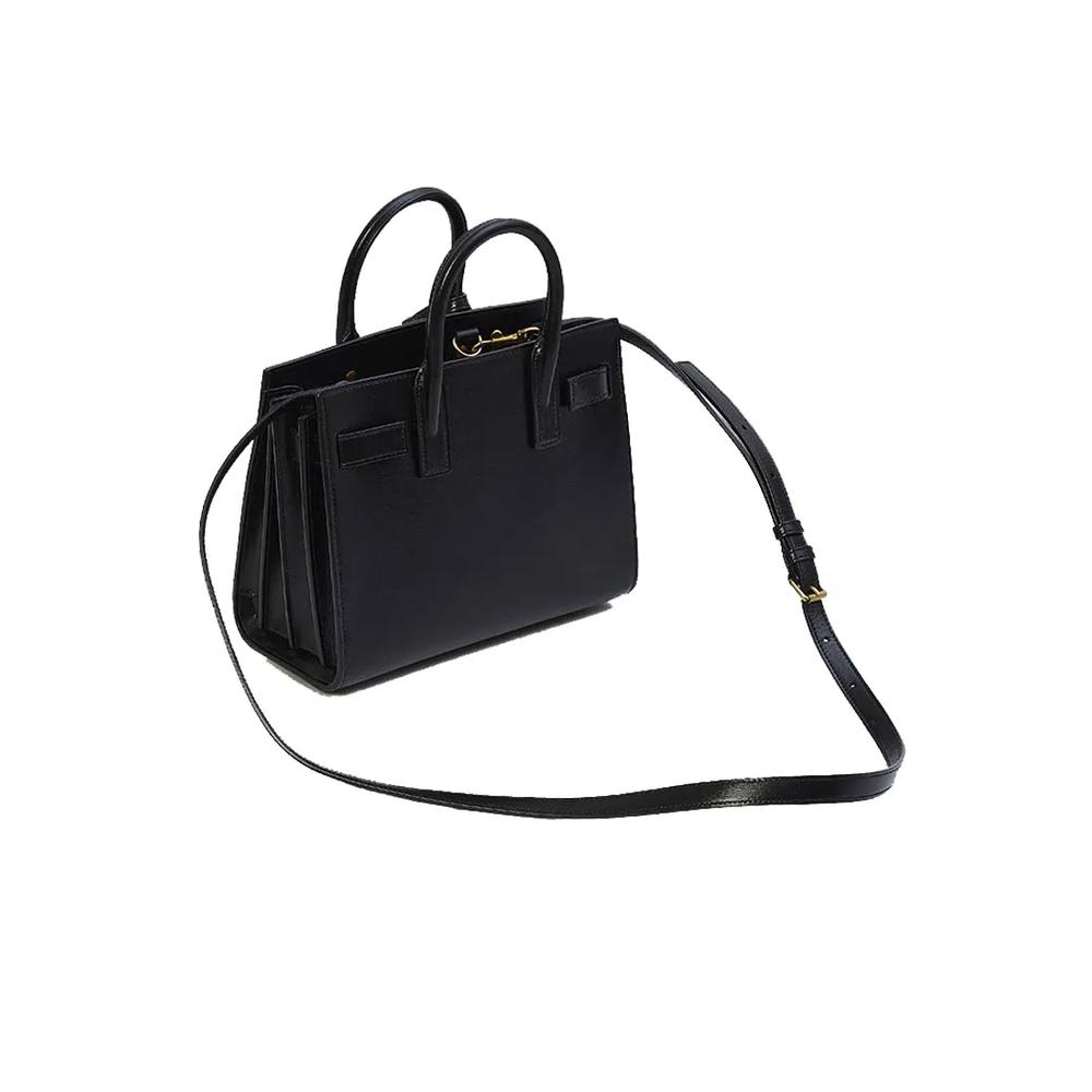 YSL Sac De Jour Nano из телячьей кожи, черный 39203502G9W 5