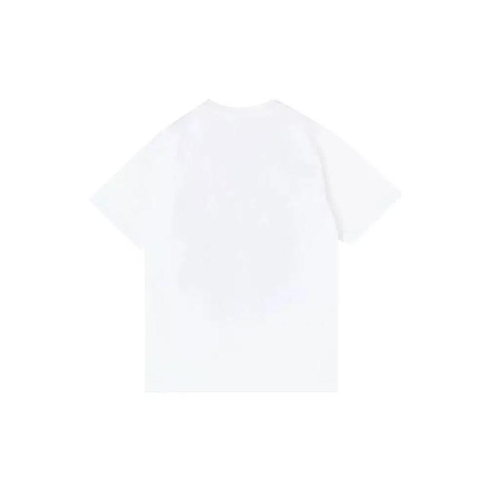 Футболки BAPE Overprinted Ape Head Tee 'White' 2