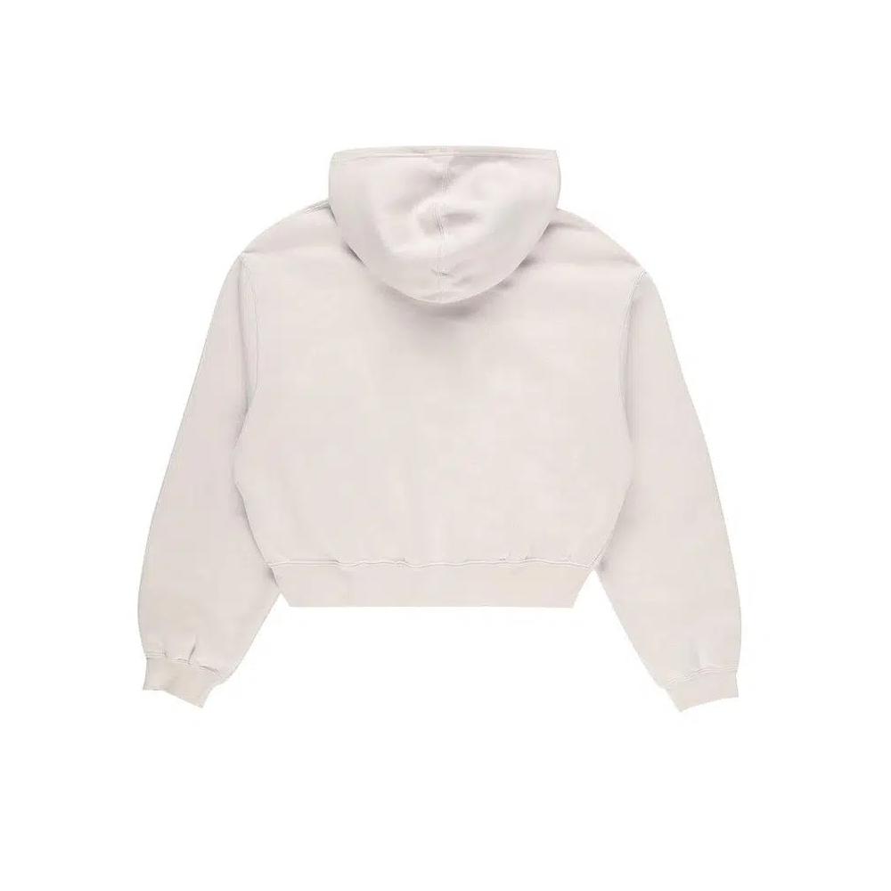 Топы Air Jordan Brooklyn Crop Hoodie 'Light Orewood Brown/White' 2