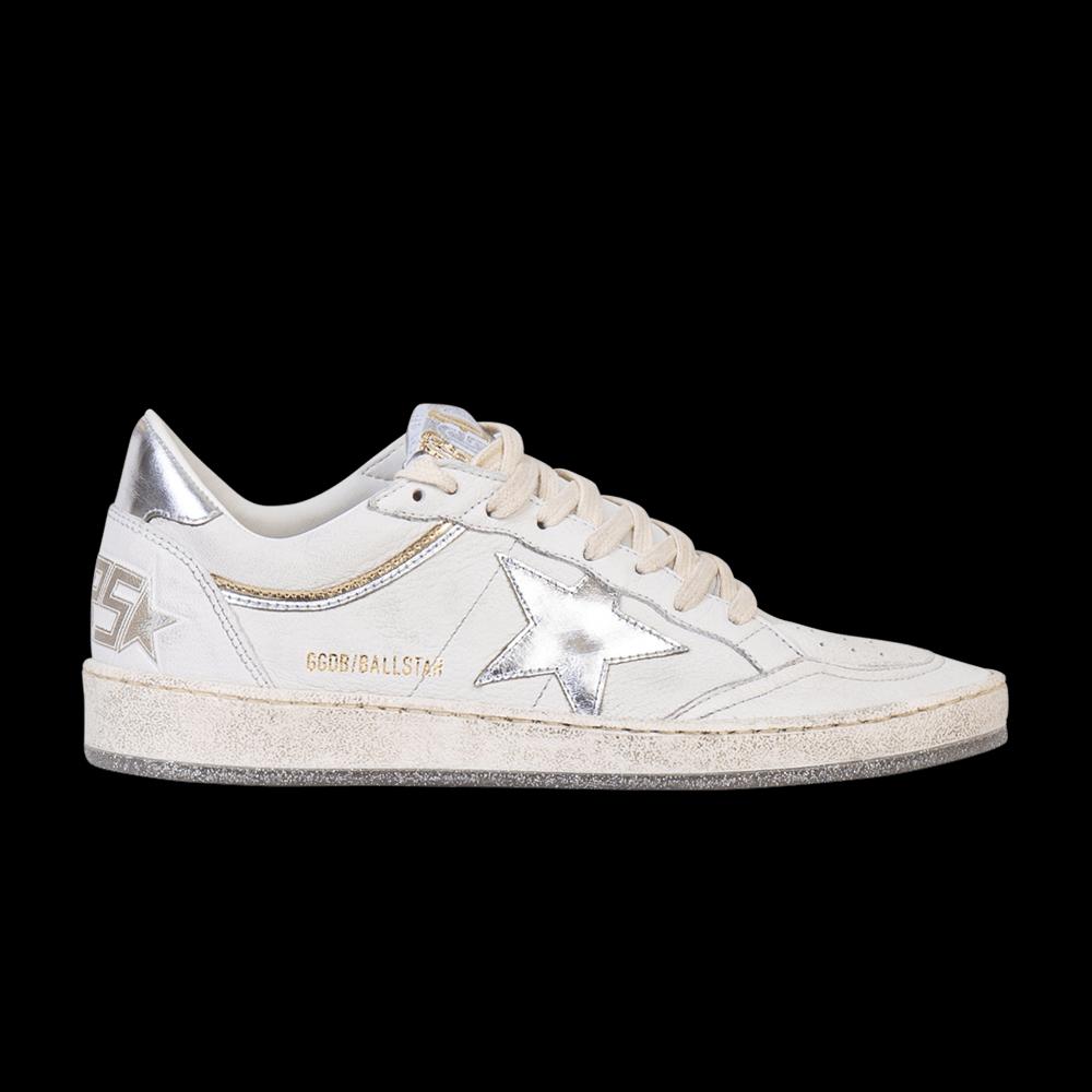 Кроссовки Golden Goose Wmns Ball Star 'Optic White Silver' 1