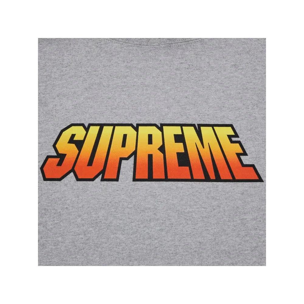 Худи Supreme Gradient Hooded Sweatshirt 'Heather Grey' 2