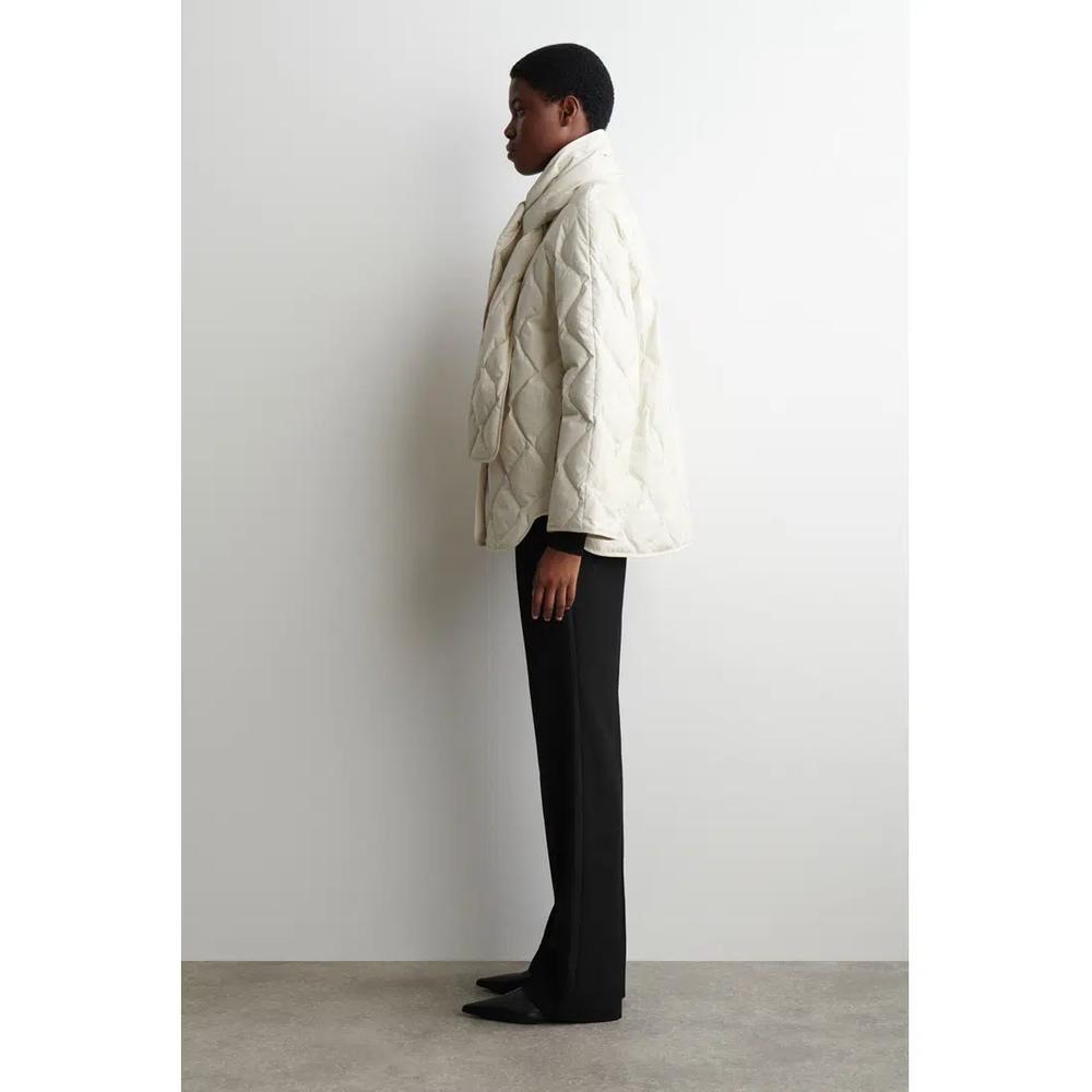 Стеганая куртка-подкладка с шарфом 3