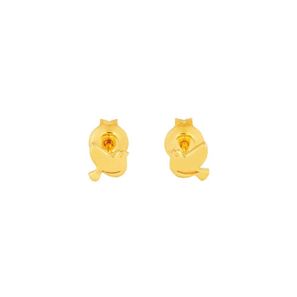 HABIB 916/22K Серьги из желтого золота (Птица) CHE030623 2