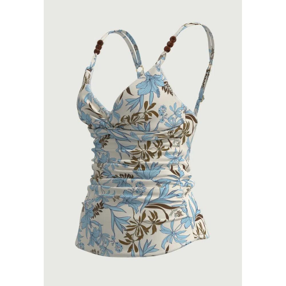 Wild Hibiscus Cool Coconut Plus Cup Танкини 3