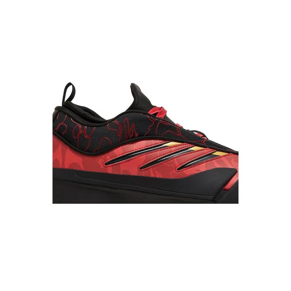 Кроссовки BAPE x adidas Dame 9 'Black Scarlet' 2