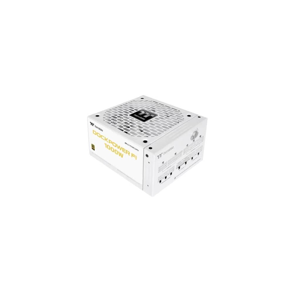 Thermaltake Dockpower FI 1000 Вт 80Plus Gold, полностью модульный блок питания — белый 4