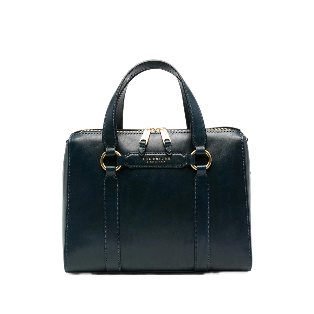 logo-stamp leather tote bag 1