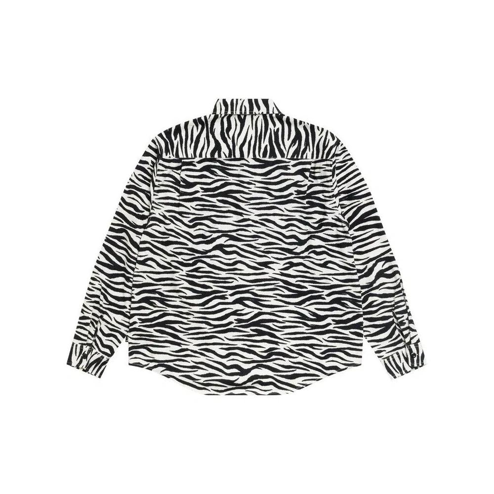 Рубашки в клетку Stussy Animal Print Flannel Shirt 'Zebra' 3