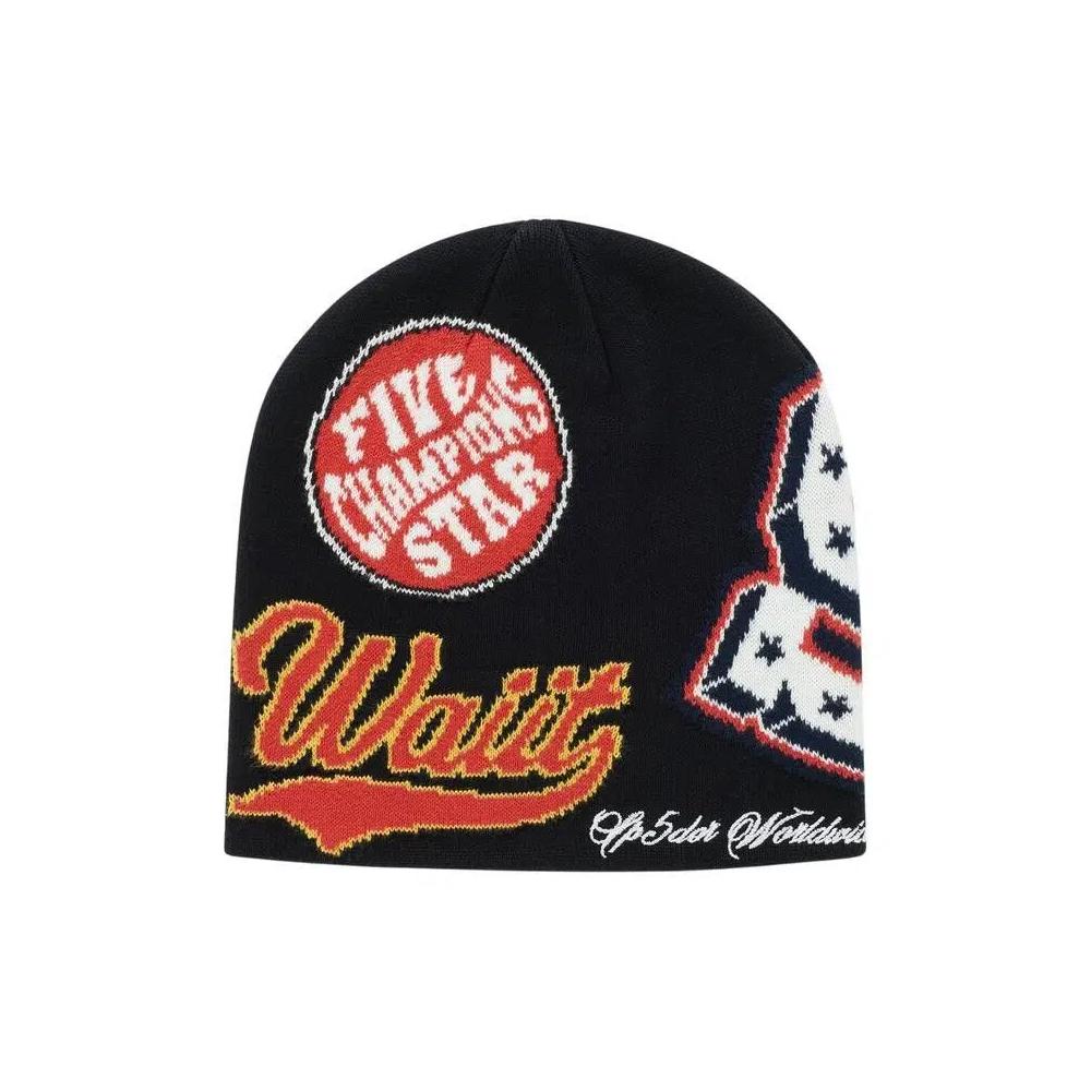 Шапки Sp5der Varsity Skully 'Black' 1