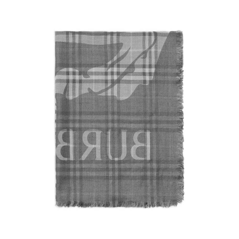 Шерстяной шарф в клетку EKD Check 1