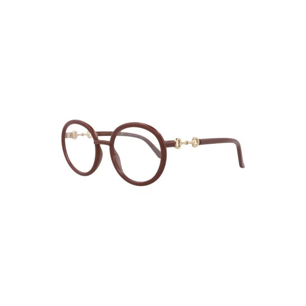 Очки Gucci Round-Frame Injection Optical Frames 'Brown/Transparent' 3