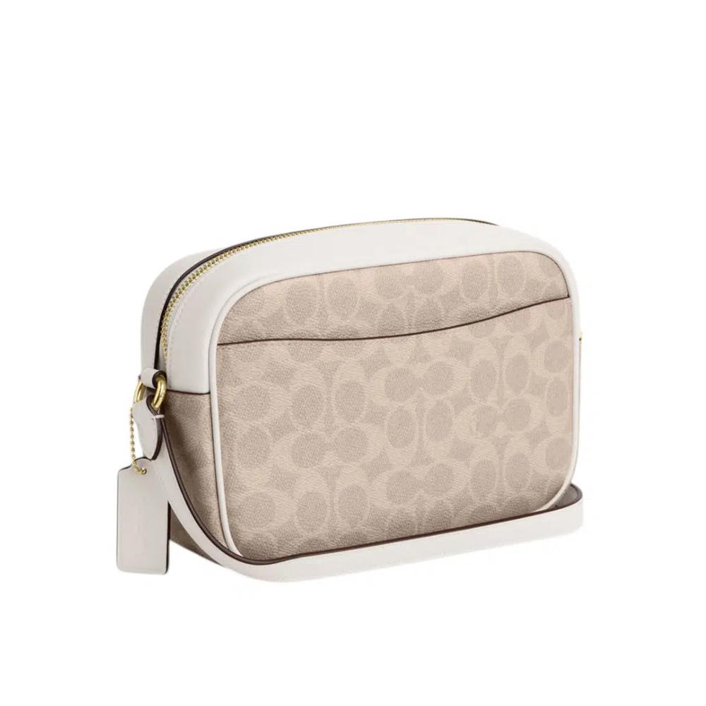 Jamie Camera Bag в Signature Canvas - песочный/меловой 2