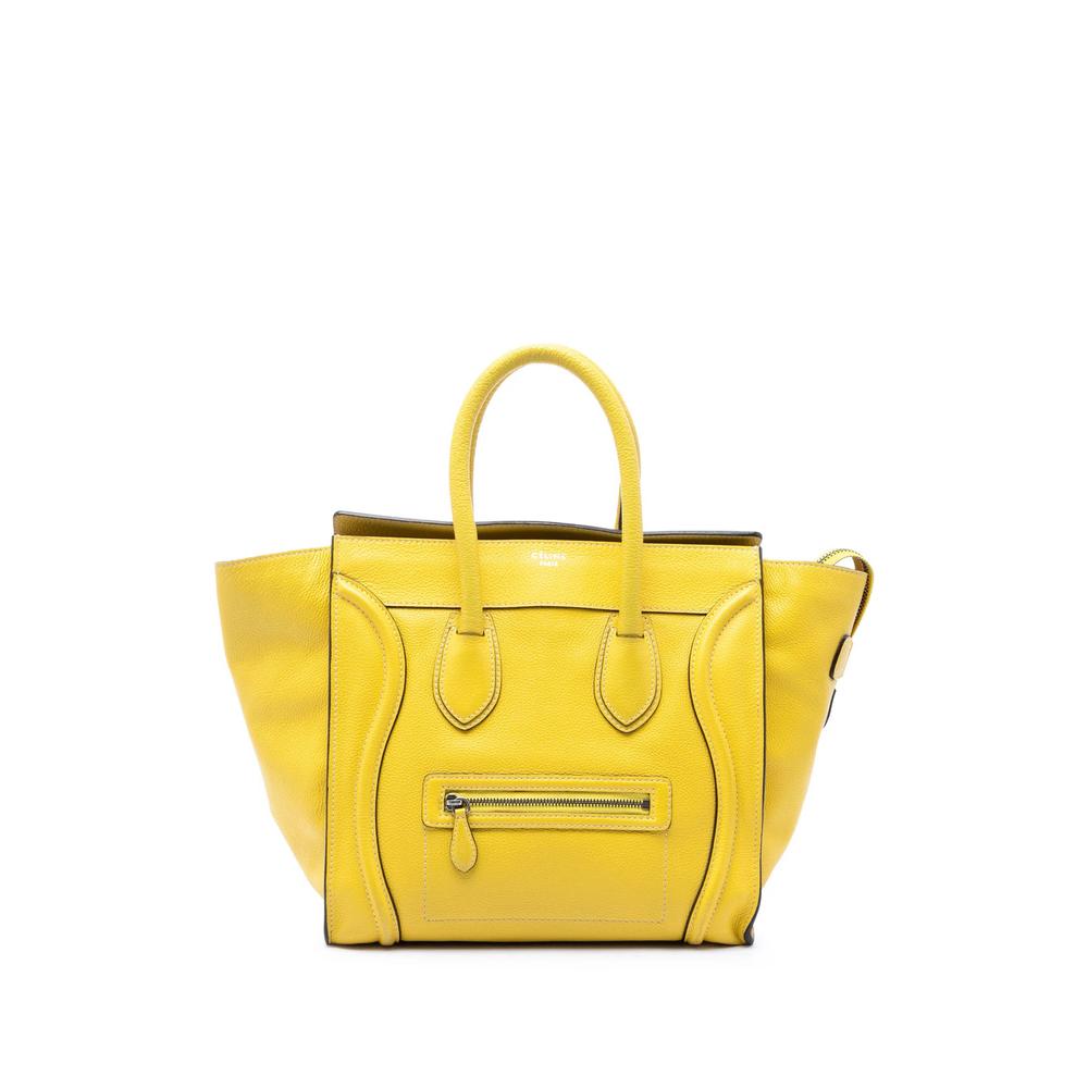 2012 Mini Drummed Calfskin Luggage tote bag 1