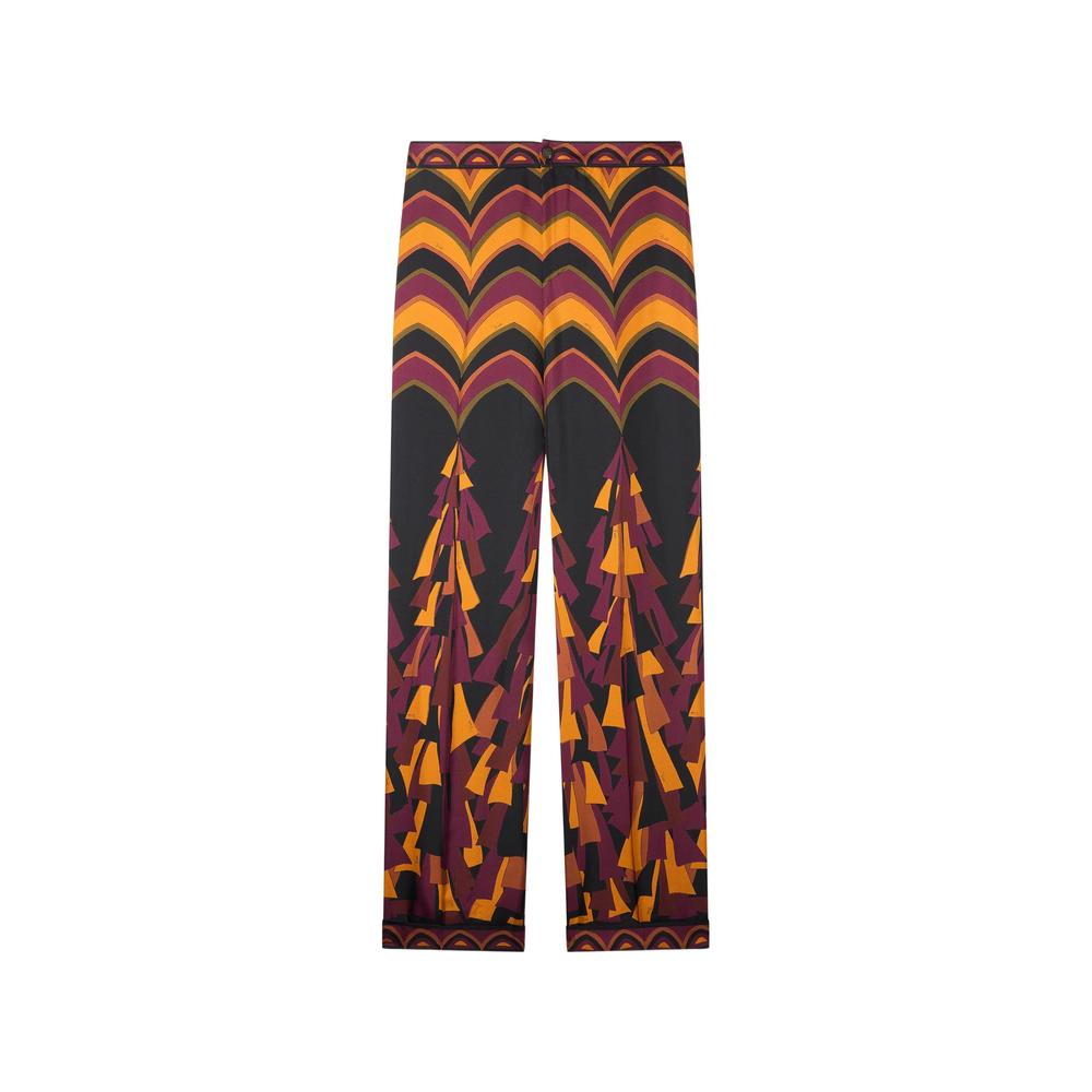 Baiadera print silk pants 1