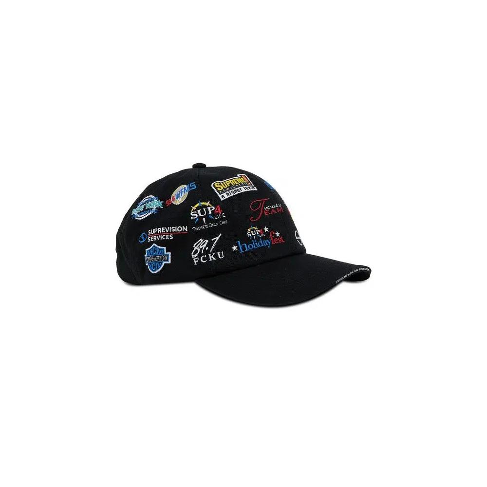 Кепки Supreme Sponsors 6-Panel «Black» 2