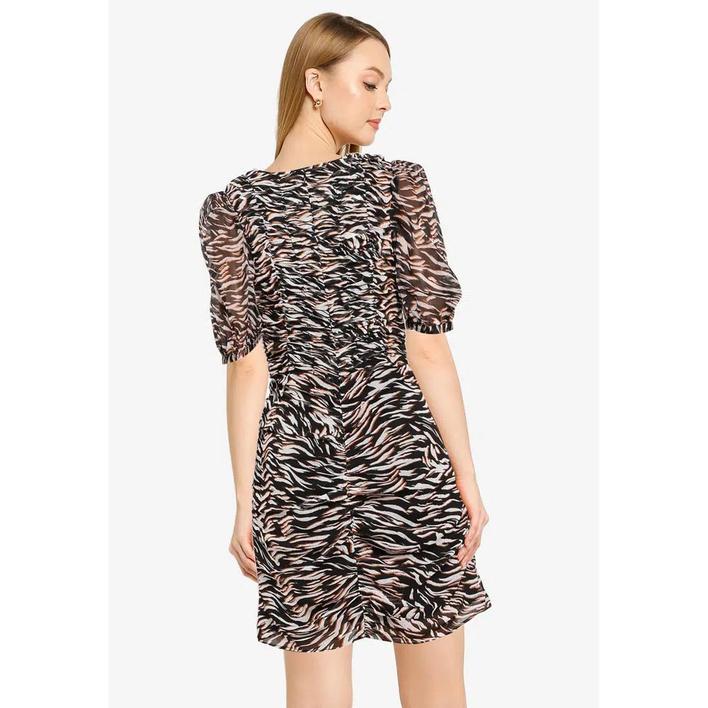Платье с миксовым принтом Iger Crinkle Mix Smocked 2