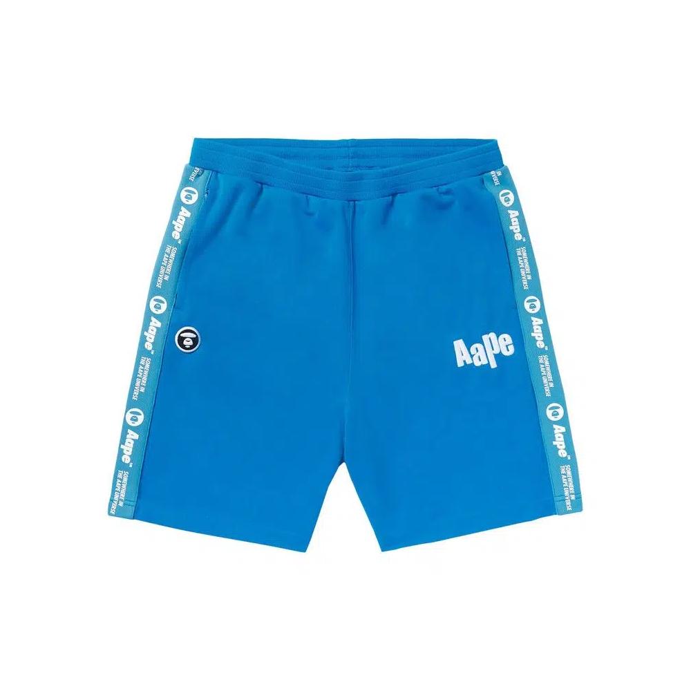 AAPE Moonface Вышитые спортивные шорты 'Blue' 1