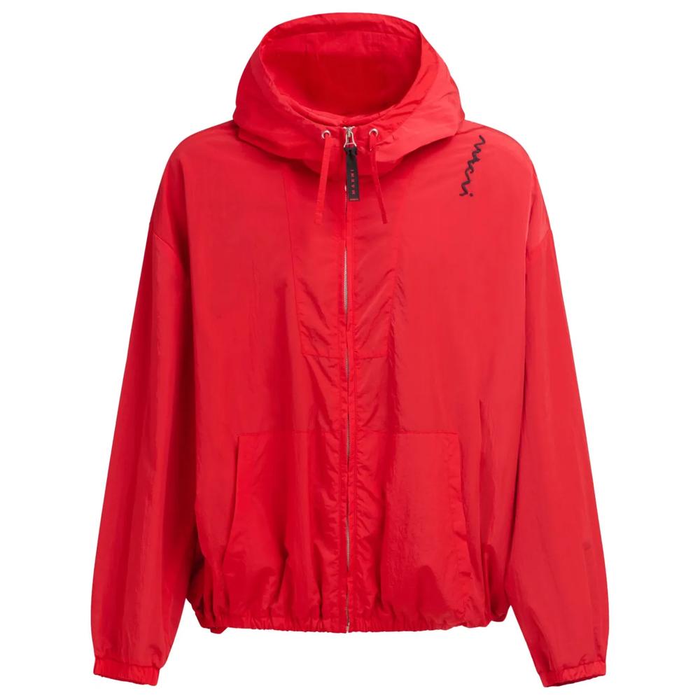 Куртка с капюшоном и вышитым логотипом 1