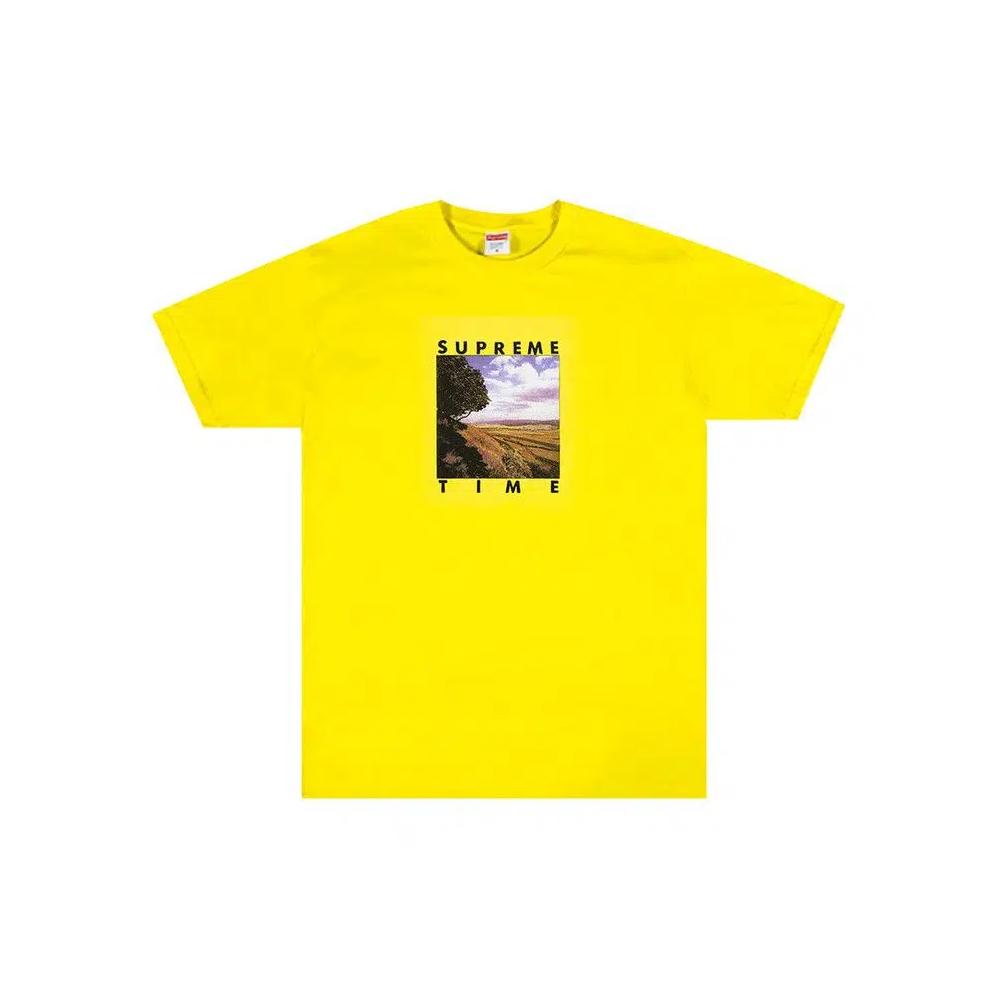 Футболки Supreme Supreme Time Tee 'Желтый' 1