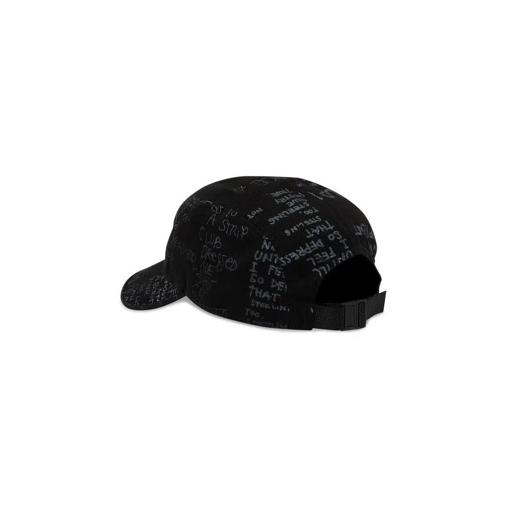 Кепка Supreme Gonz Poems Camp Cap 'Черный' 3