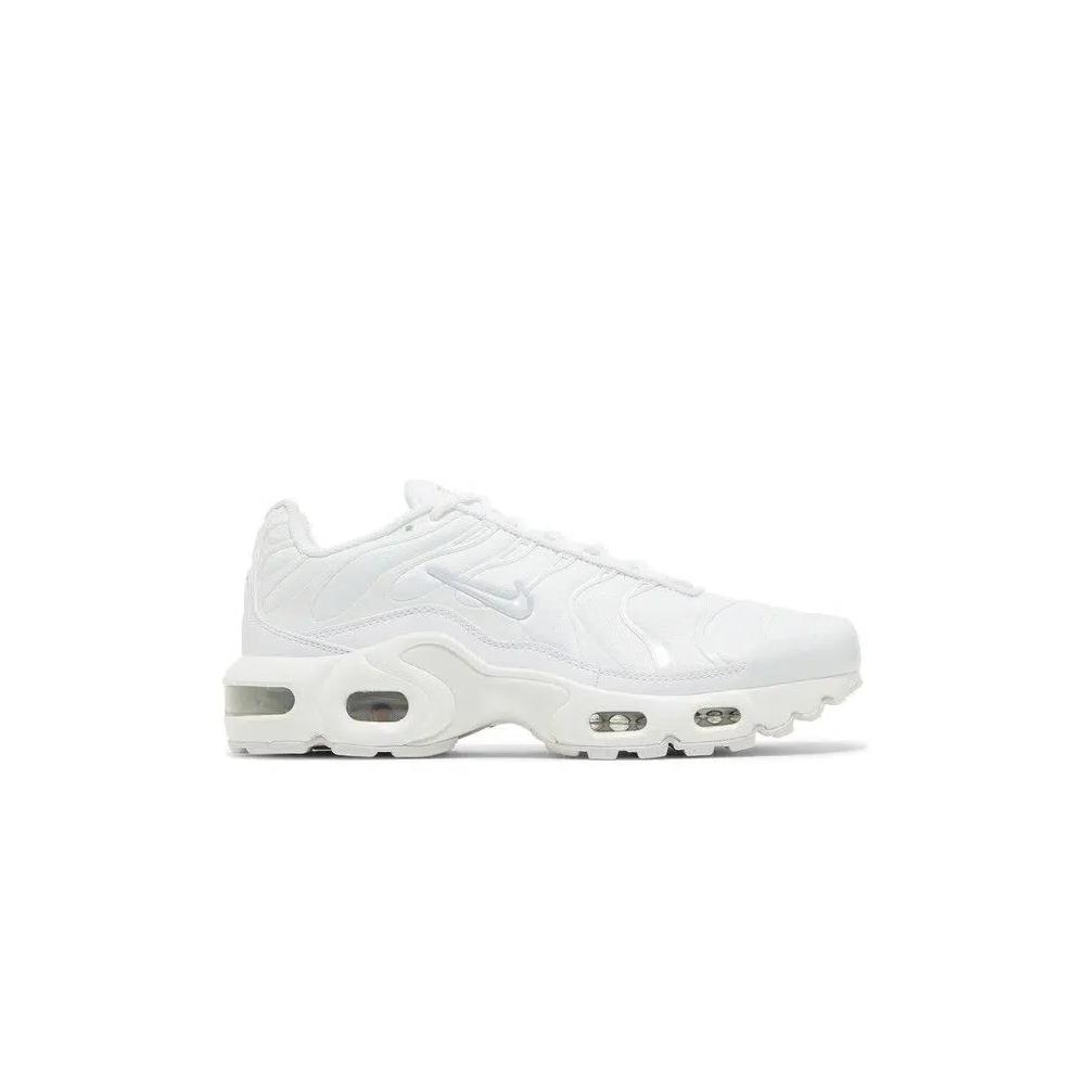 Кроссовки Nike Air Max Plus GS 'White Metallic Silver' 1