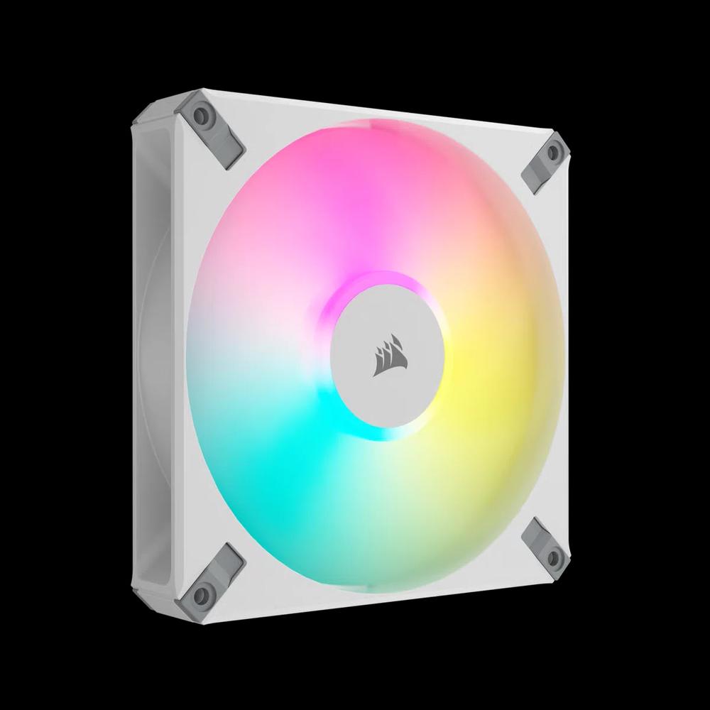 Corsair iCUE AF140 ELITE RGB 140mm вентилятор — белый (одиночная упаковка) 1