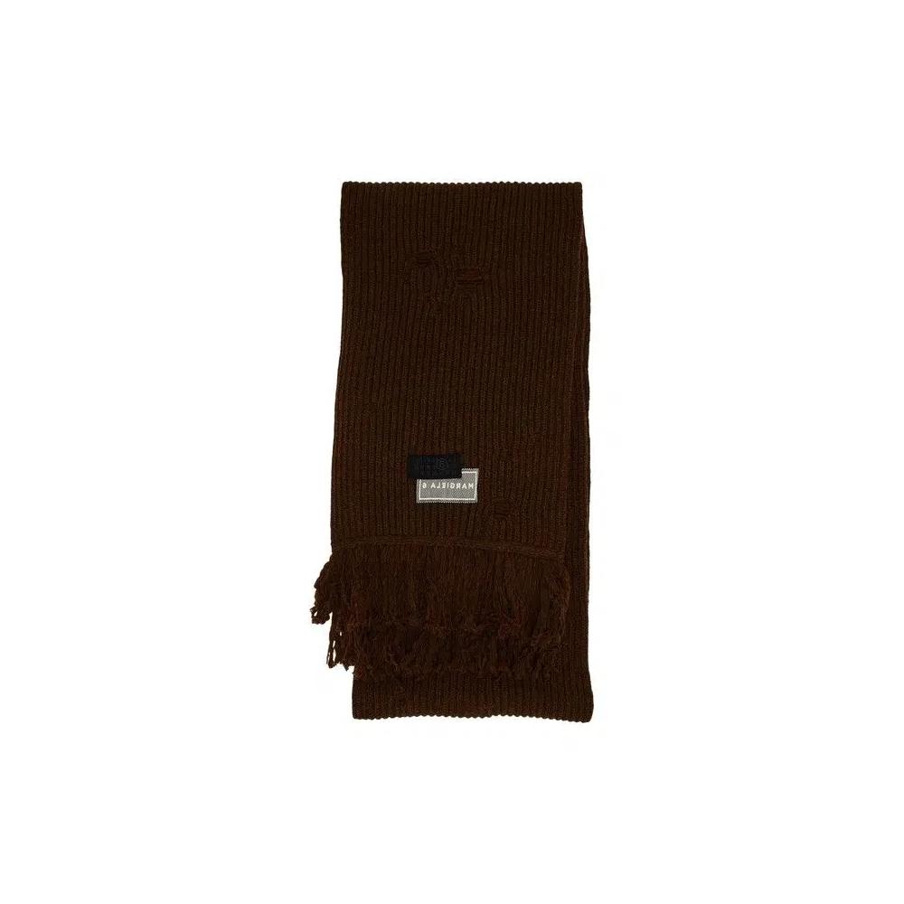 Шарфы MM6 Maison Margiela Scarf 'Brown Melange' 2