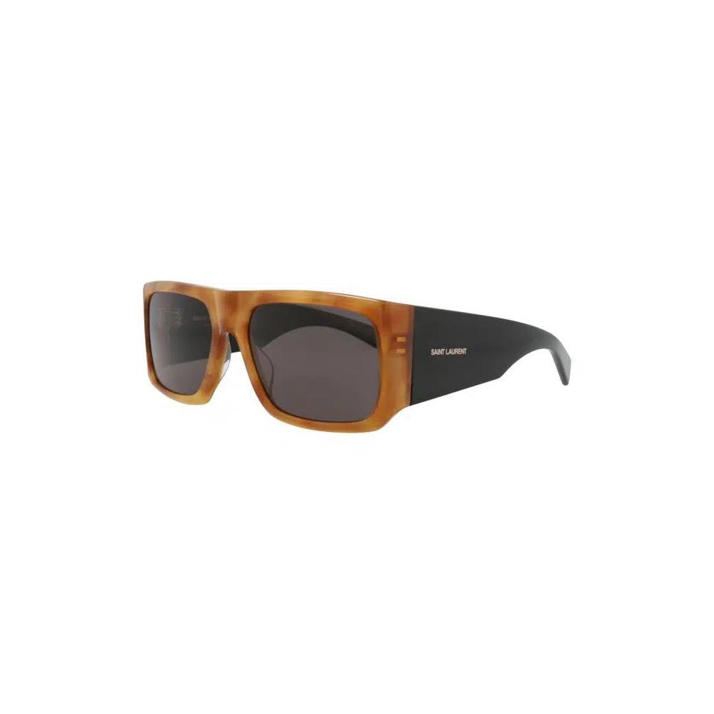 Очки Saint Laurent Square Sunglasses «Гавана/Черный» 3
