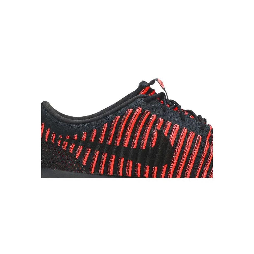 Бутсы Nike Roshe Two Flyknit 'Black Bright Crimson' 2