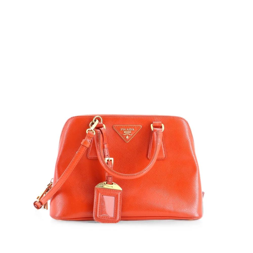 Маленькая сумка-сэтчел Promenade Bag из сафьяновой кожи 1