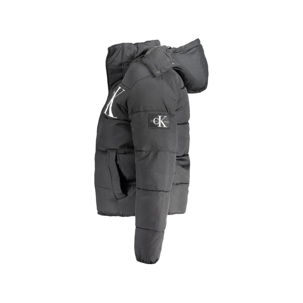 logo-print hooded quilted jacket 3