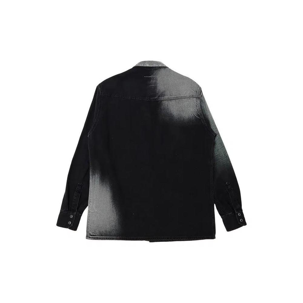 Топы MM6 Maison Margiela Long-Sleeve Shirt 'Black' 2