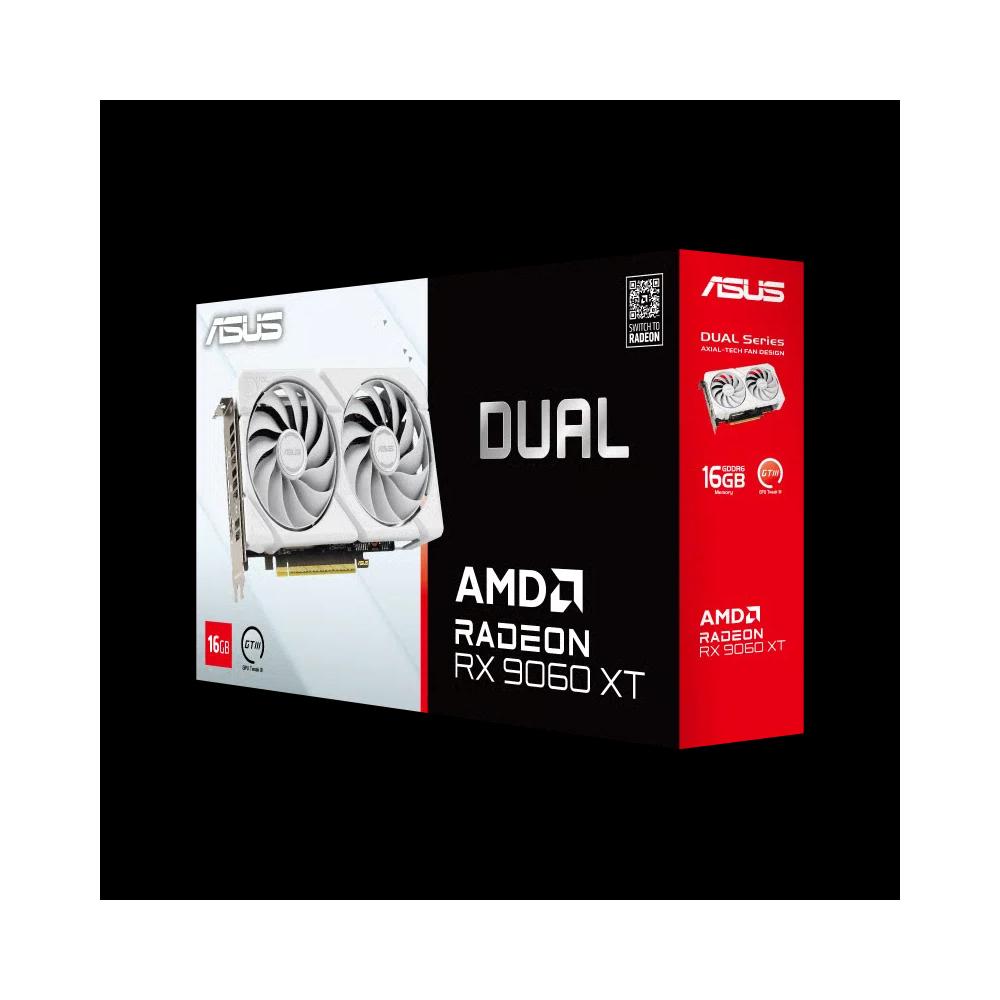 ASUS Dual Radeon RX 9060 XT White 16GB видеокарта 13