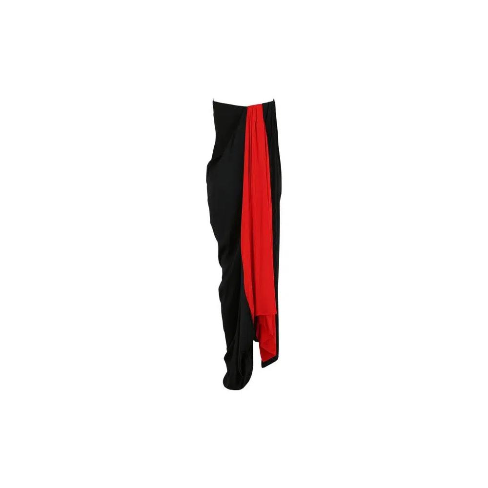 Длинные платья Ferragamo Sleeveless Twofer Gown 'Black' 2