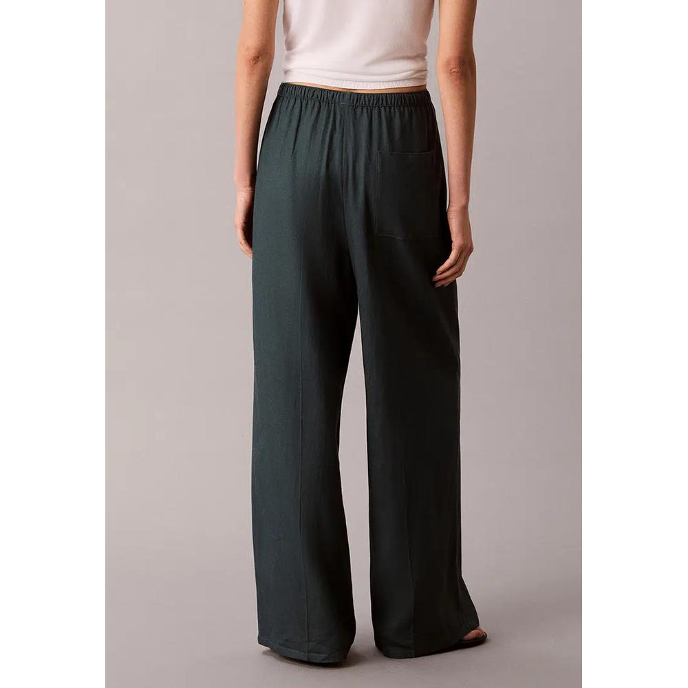 Широкие брюки из льняной смеси - Calvin Klein Jeans 2
