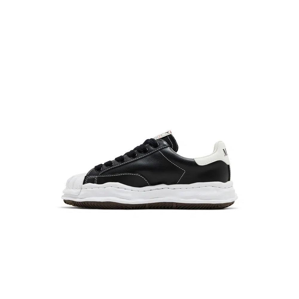 Кроссовки Maison Mihara Yasuhiro Blakey OG Sole Leather Low 'Black White' 3