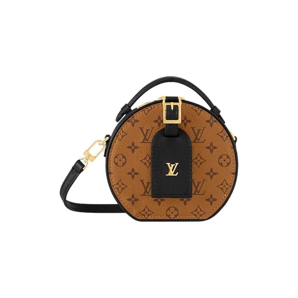 Сумки через плечо Louis Vuitton Mini Boite Chapeau «Brown Monogram Reverse Canvas» 1