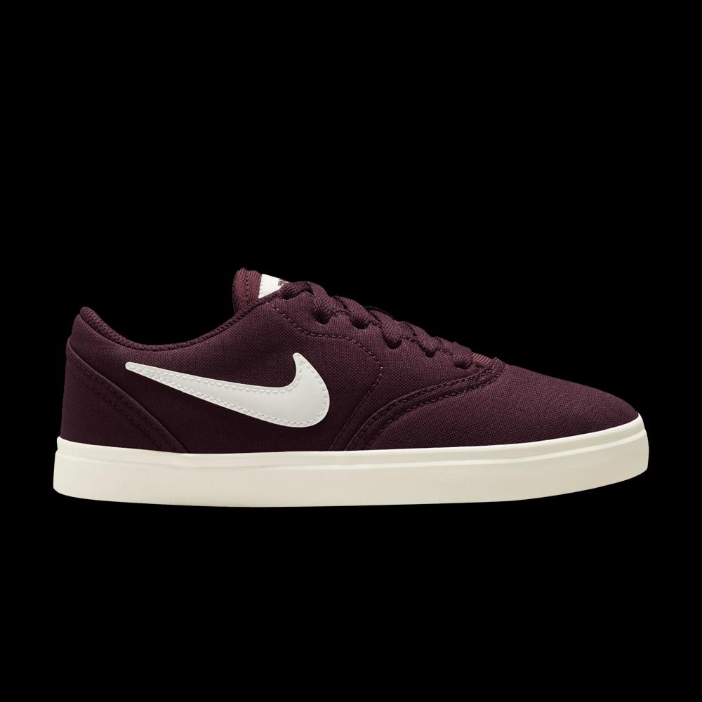 Кроссовки Nike Check Canvas SB GS 'Burgundy Crush' 1