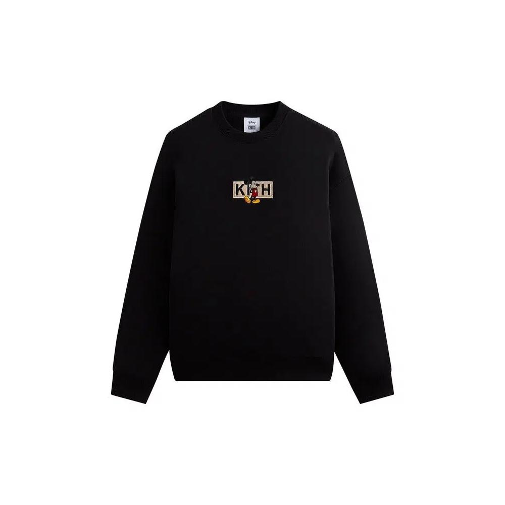 Свитшоты Kith For Mickey & Friends Cyber Monday Mickey Classic Logo Crewneck 'Black' 1
