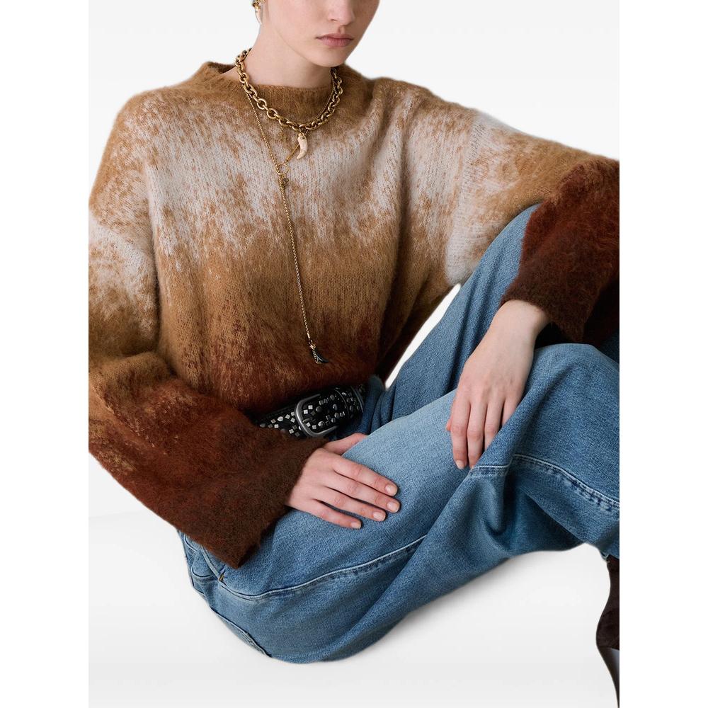 brushed wool jacquard-knit sweater 6