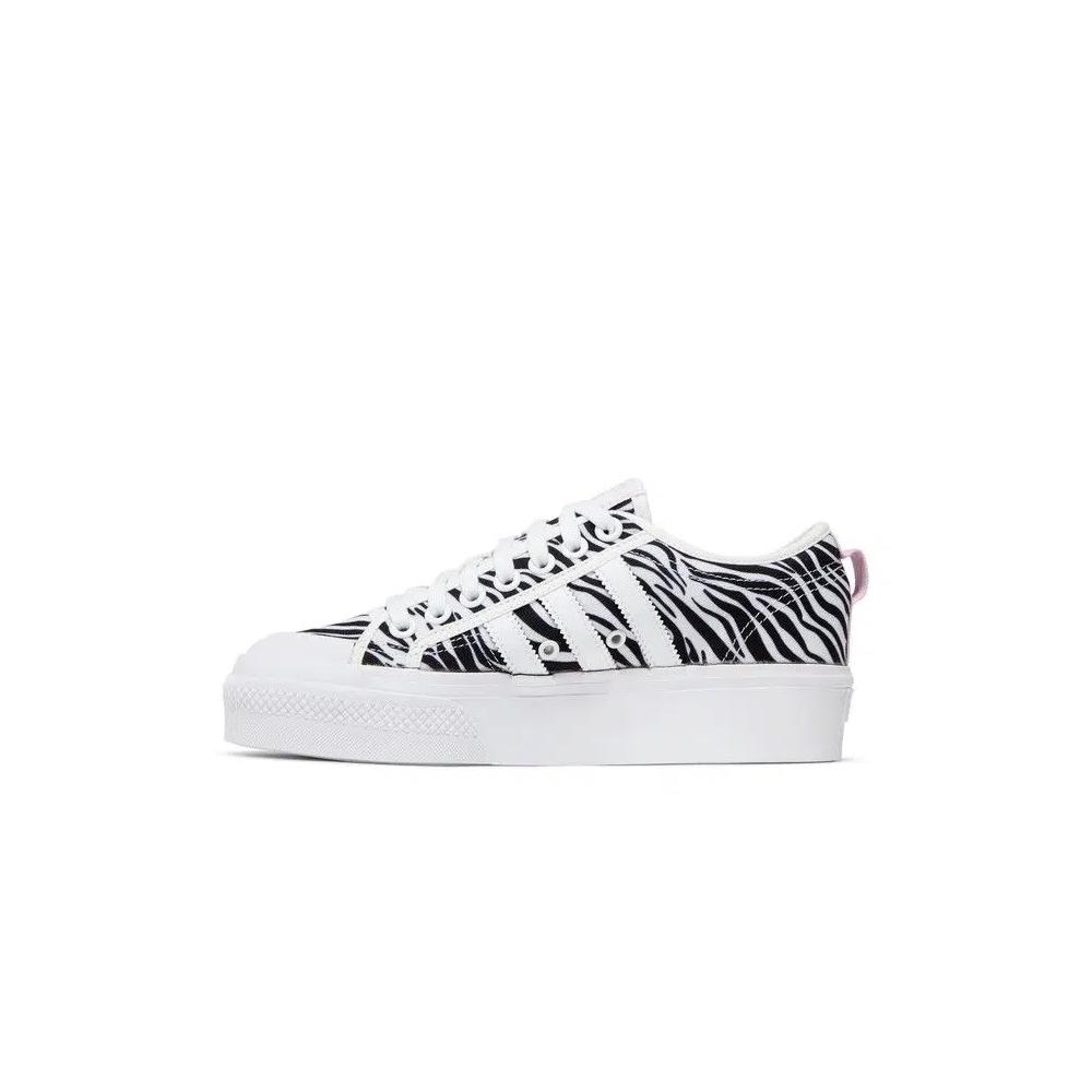 Кроссовки Adidas Wmns Nizza Platform 'Zebra' 4