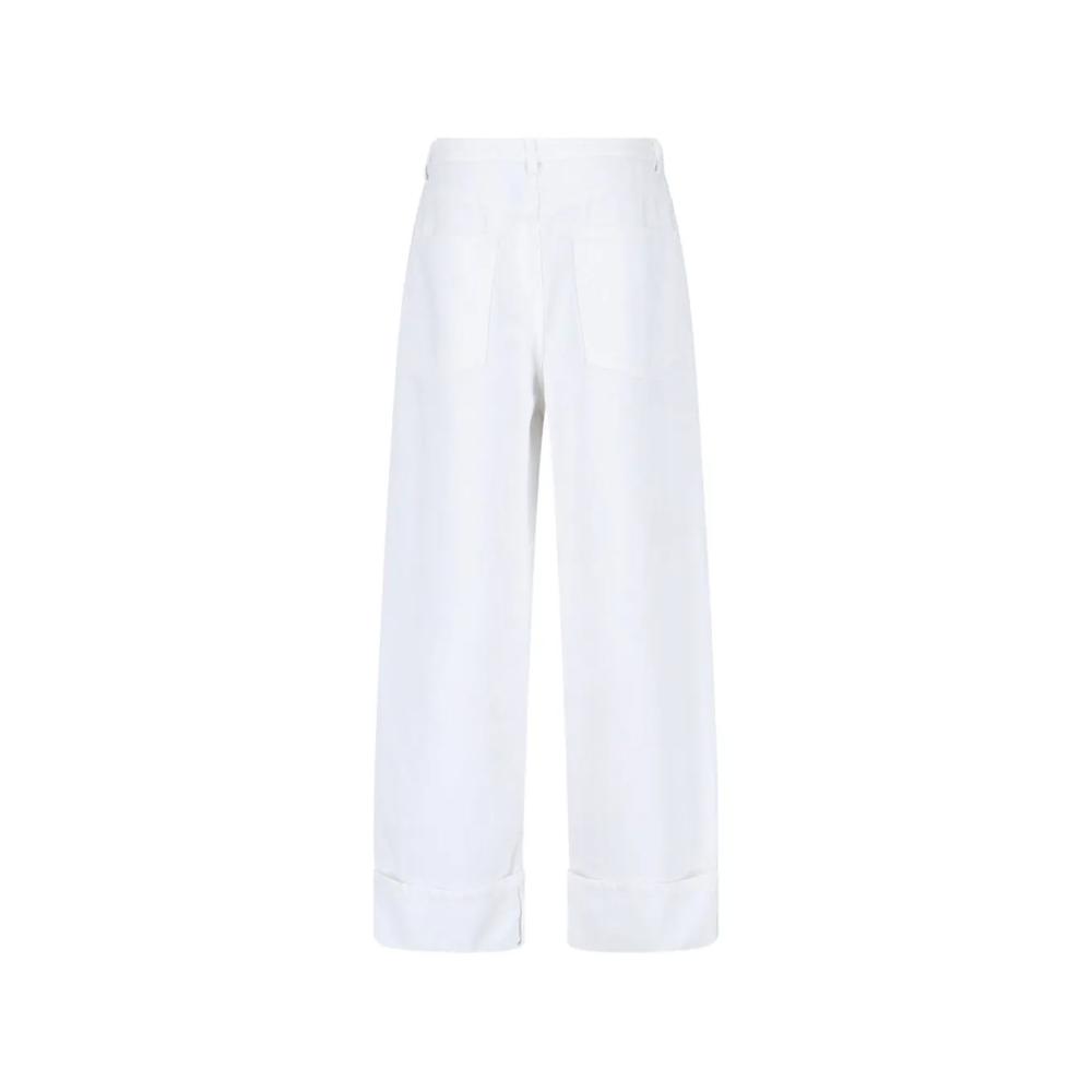Прямые джинсы с манжетами 2