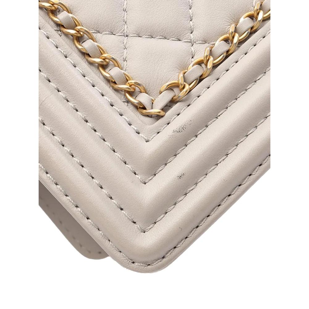Сумка через плечо Old Medium Quilted Lambskin Chain Around Boy Flap (2019 год) 2