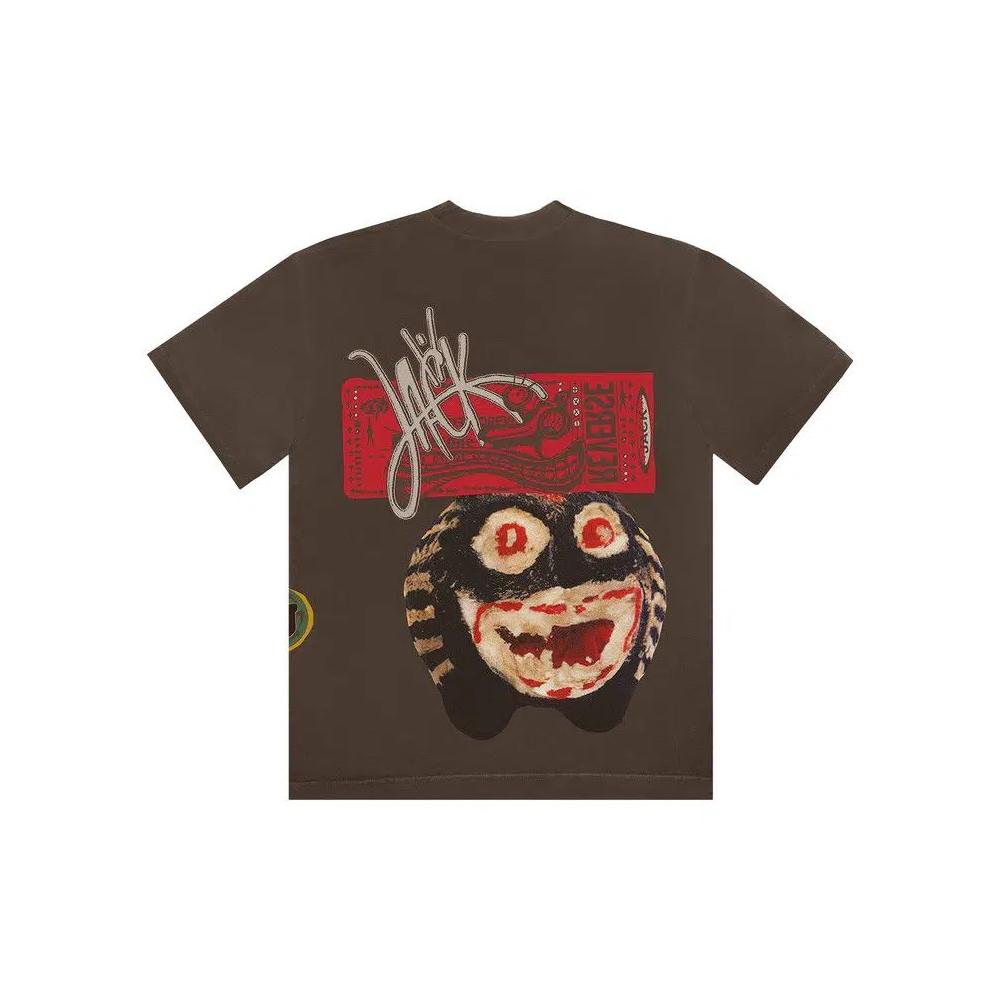 Футболки Cactus Jack by Travis Scott Never Backward Tee 'Brown' 2