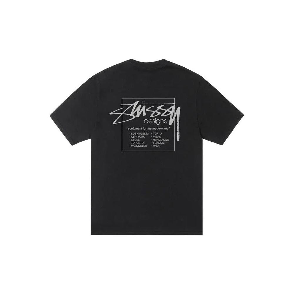 Футболки Stussy Modern Age Tee Pigment Dyed 'Black' 2