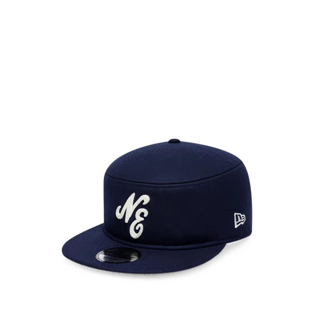 logo-embroidered pillbox hat 3