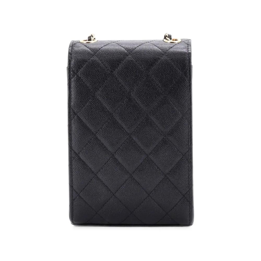 Сумка через плечо Quilted Caviar Golden Class Phone Holder 2