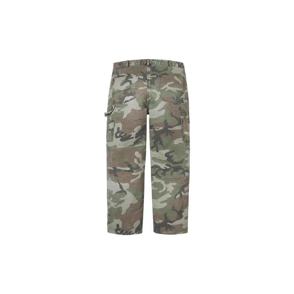 Брюки Supreme Worn Double Knee Painter Pant 'Woodland Camo' 2
